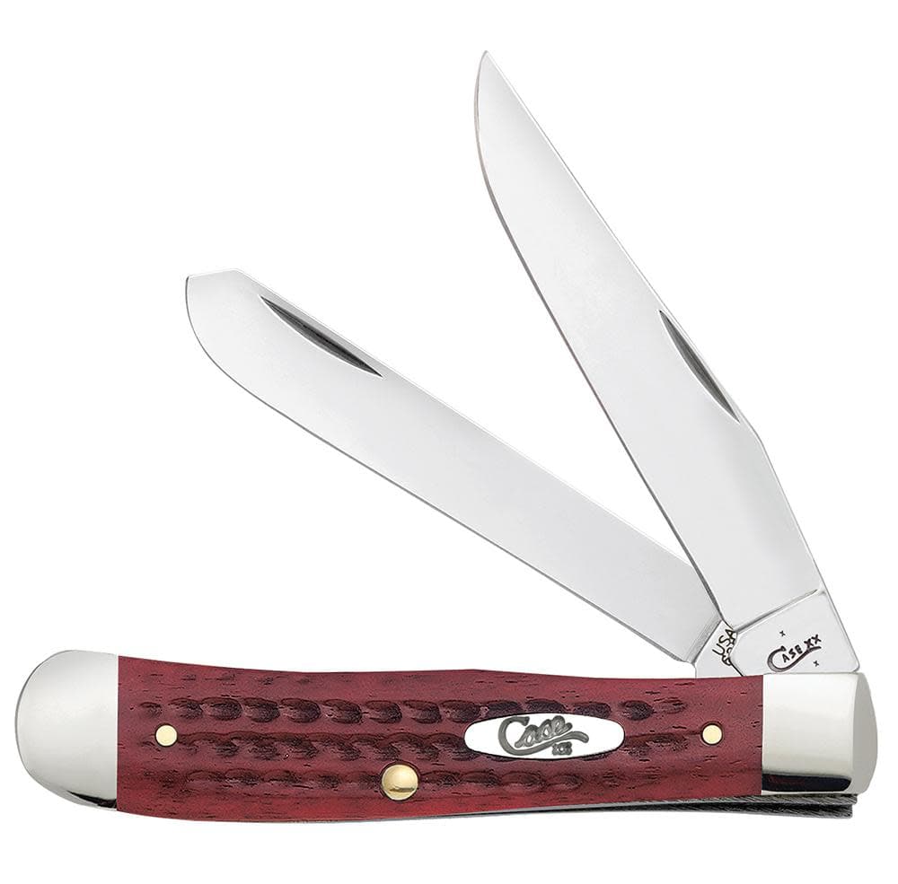 Case xx Pocket Worn Old Red Bone Corn Cob Jig Trapper