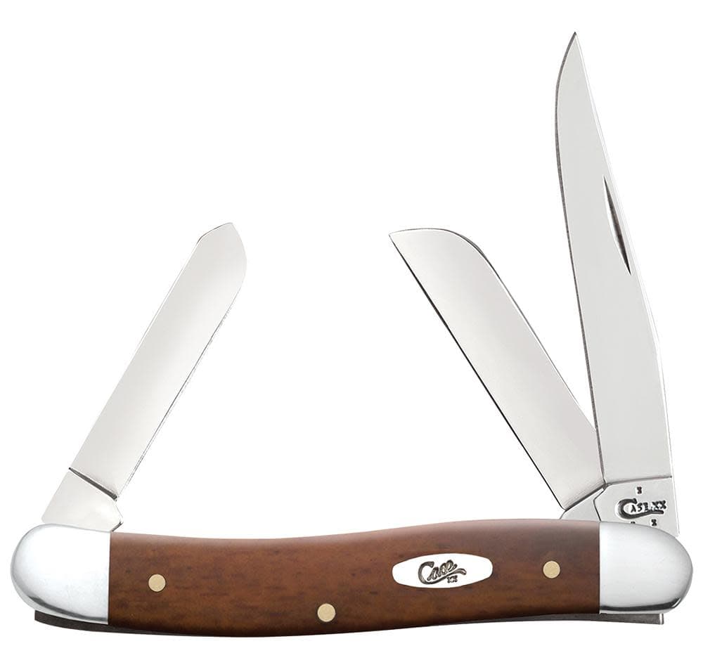 Case xx Smooth Chestnut Bone Medium Stockman